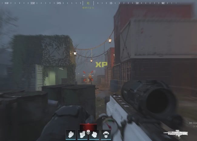 COD MW3のMX GUARDIANのアイアンサイト